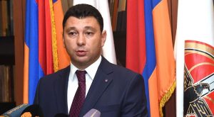 Vice President of the National Assembly of the Republic of Armenia Eduard Sharmazanov gave a press conference