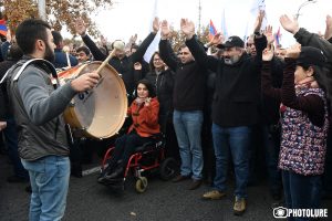 Acting RA Prime Minister Nikol Pashinyan holds an All-Armenian march in the streets of Yerevan, Armenia