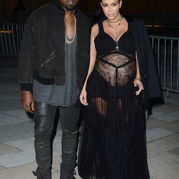 Kim Kardashian and Kanye West Arrive to the Givenchy Show Pictured: Kim Kardashian, Kanye West Ref: SPL1123181  110915   Picture by: All Access Photo Group Splash News and Pictures Los Angeles:310-821-2666 New York:	212-619-2666 London:	870-934-2666 photodesk@splashnews.com 