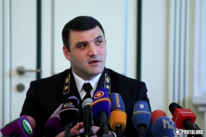 RA Prosecutor General Gevorg Kostanyan gives a press conference