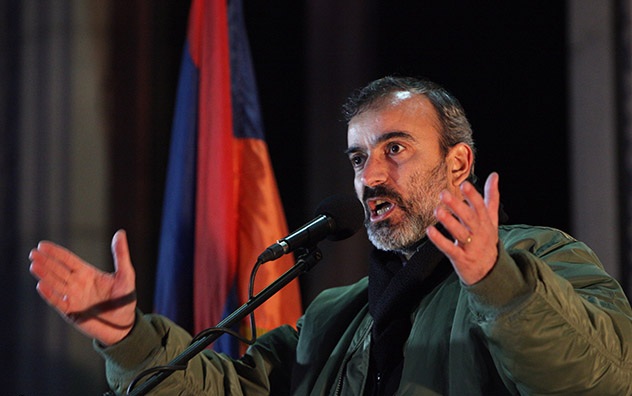 Leader of ‘New Armenia’ civil initiative Zhirayr Sefilyan on Freedom Square