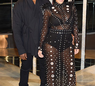 NEW YORK, NY - JUNE 01: Kanye West and Kim Kardashian attend the 2015 CFDA Fashion Awards at Alice Tully Hall at Lincoln Center on June 1, 2015 in New York City. (Photo by Larry Busacca/Getty Images)