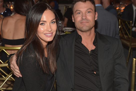 BEVERLY HILLS, CA - DECEMBER 05: Actors Megan Fox and Brian Austin Green attend the 6th Annual Night of Generosity Gala presented by generosity.org at the Beverly Wilshire Four Seasons Hotel on December 5, 2014 in Beverly Hills, California. (Photo by Charley Gallay/WireImage)