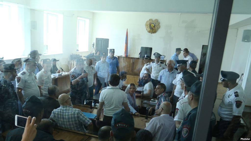 Hearings of 'Sasna Tsrer' group's case took place at the Court of General Jurisdiction of Avan and Nor Nork Administrative Districts