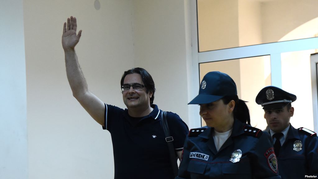 Hearings of Andreas Ghukasyan's case took place at the Court of First Instance of Erebuni and Nubarashen Communities of Yerevan