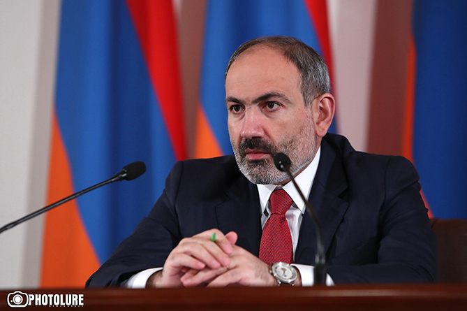 RA Prime Minister Nikol Pashinyan holds a press conference in Matenadaran
